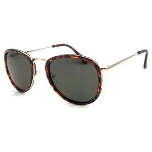 Retro Aviator Sunglasses Groove Pilot Metal Style